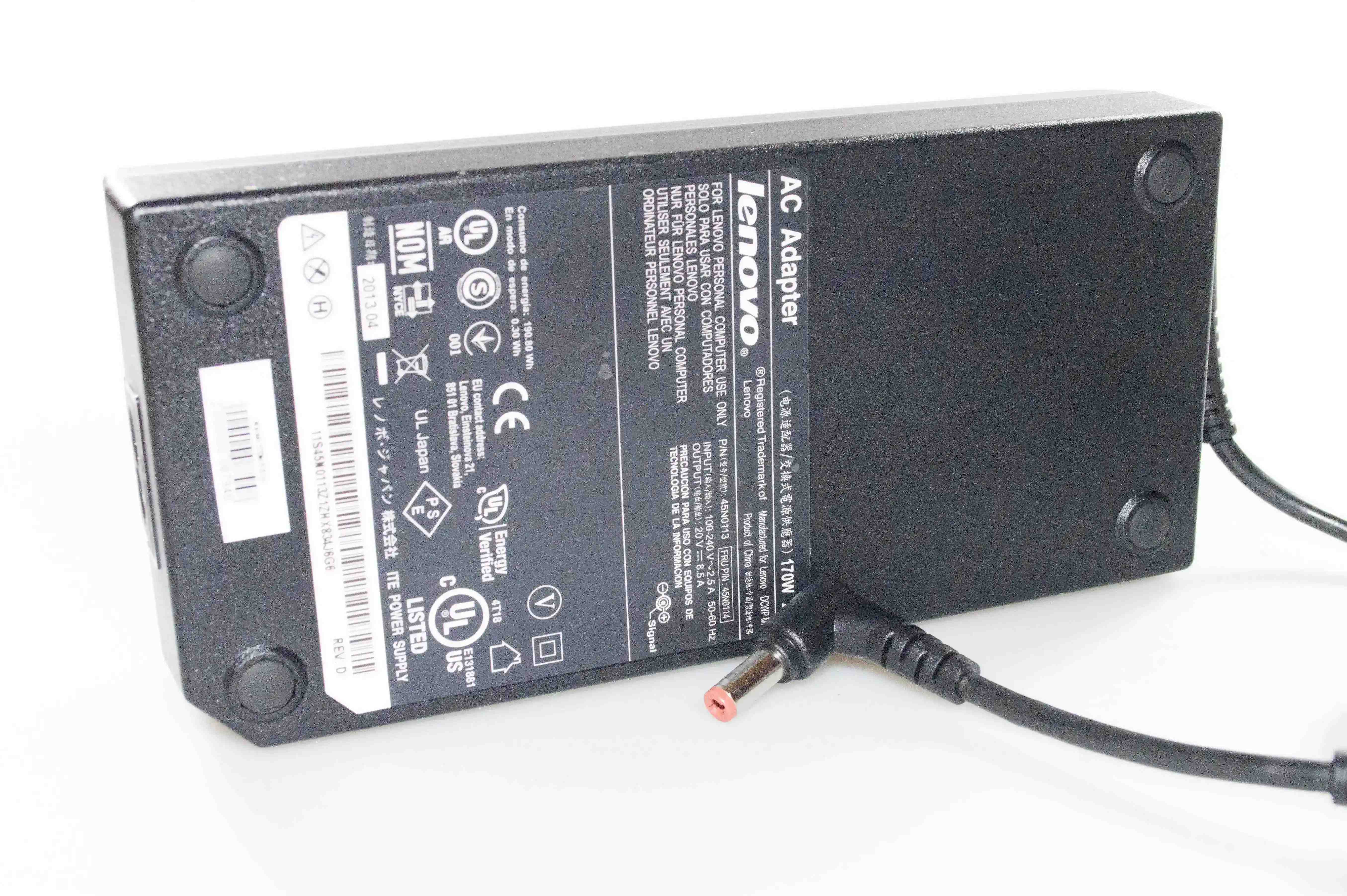 Блок питания для ноутбука Lenovo IdeaPad Y510p(GT 755M SLI) 20V 8.5A 170W (5.5*2.5)