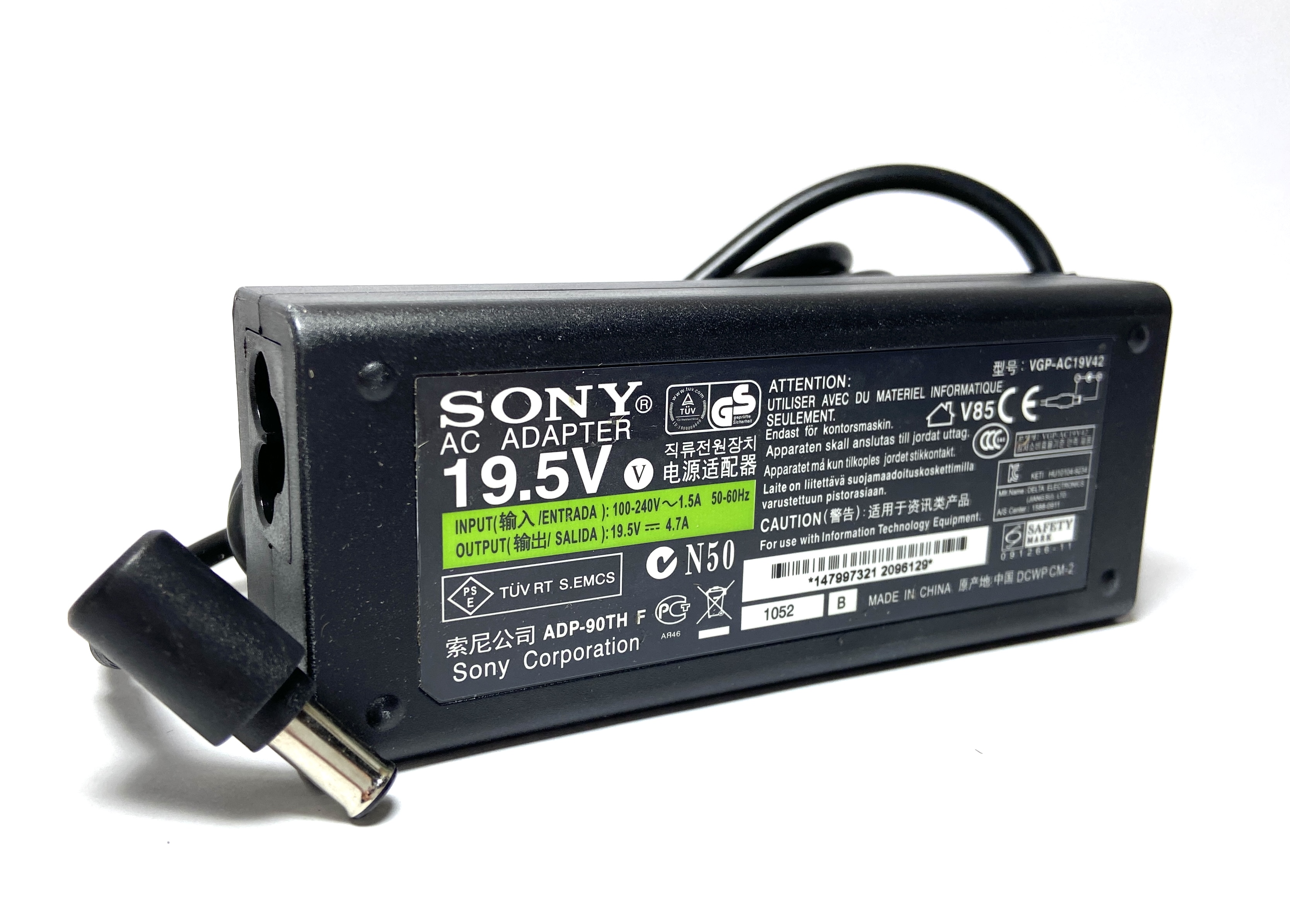 Sony Vaio VGP-AC19V42 19.5V 4.7A 90W (6.0*4.4 с иглой)