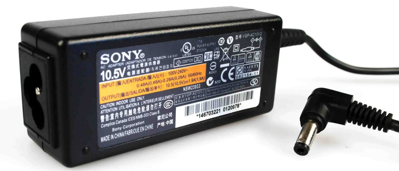 зарядка для ноутбука Sony